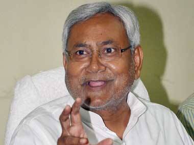Bihar Chief Minister Nitish Kumar. PTI