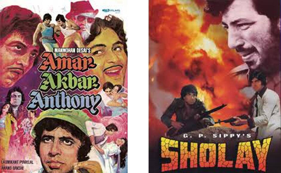 The Jai-Veeru friendship in Sholay is etched in the memory of every Hindi film lover while the brotherly love of the three siblings separated by fate, in Amar Akhbar Anthony is yet another well remembered film. 