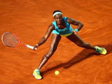 The latest poster girl of American tennis reached the fourth round of the French Open for the second year running on Saturday. Getty Images