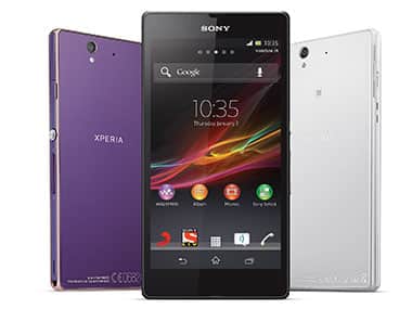Sony Xperia Z in this file photo. Image from Sony. 