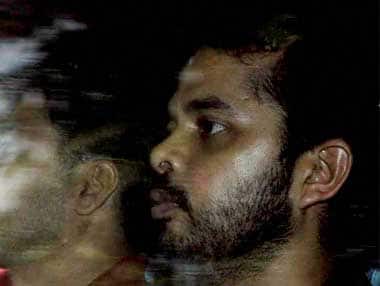 Sreesanth is presently in Tihar jail and seeking bail. PTI