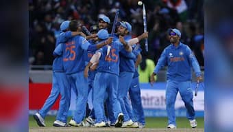 Dhoni, Dhawan, Kohli, Jadeja, and Bhuvi in Champions Trophy best XI