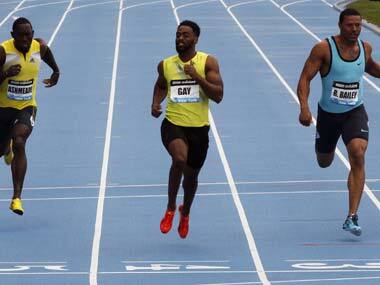 Gay clocks year's fastest 200m to set-up Bolt showdown