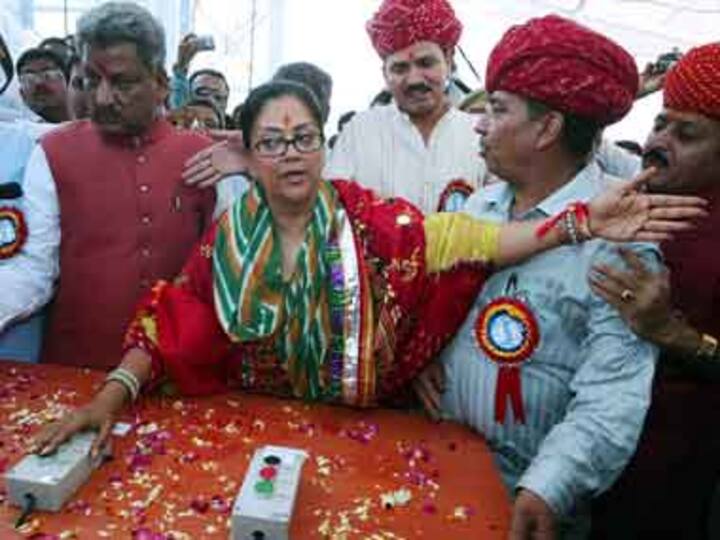 Common man not safe in Rajasthan: Raje