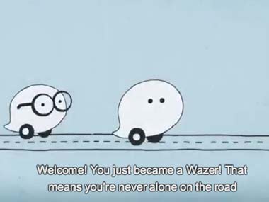 Screengrab from Waze YouTube video. 