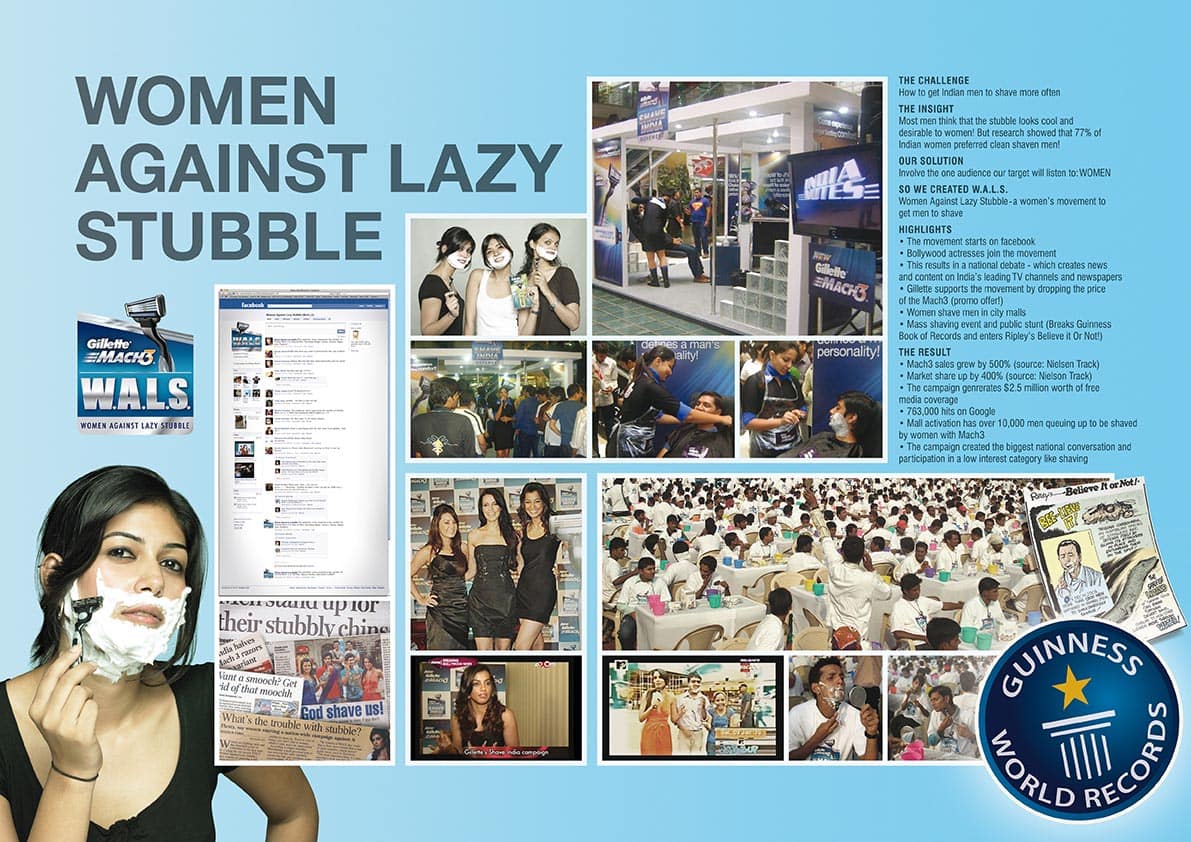 Women against lazy stubble