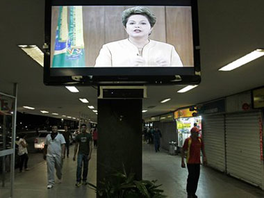 Brazil leader breaks silence about protests Brazil leader breaks silence about protests