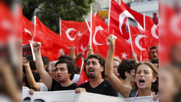 Thousands rally in Istanbul to protest Israel's security measures at Jerusalem's Al-Aqsa Mosque