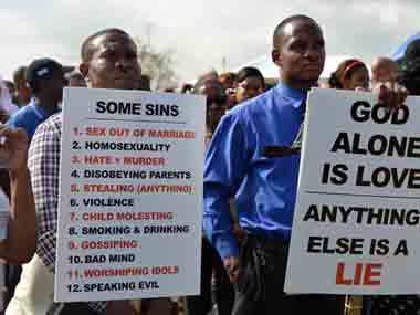 Jamaica church leaders rally for anti-homosexuality law Jamaica church leaders rally for anti-homosexuality law