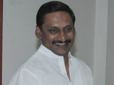 Andhra Pradesh Chief Minister N Kiran Kumar Reddy. Image courtesy PIB