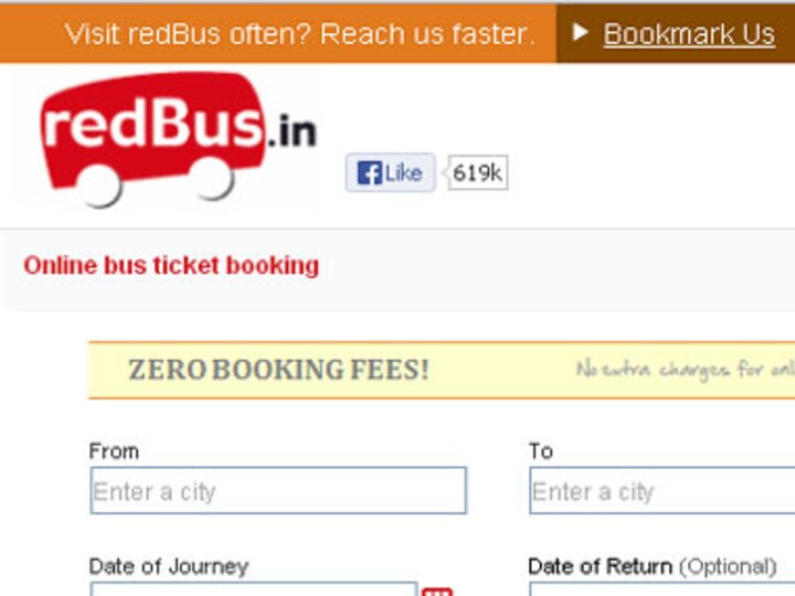 Ibibo in talks to acquire online bus ticket portal redBus