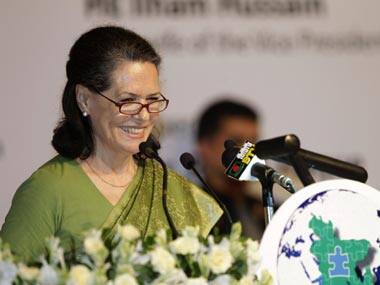 Congress Chief Sonia Gandhi.