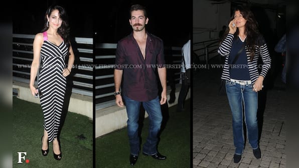 Images: Ameesha, Neil at a special screening of Shortcut Romeo 