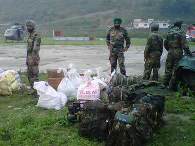 Army carrying out relief operations. Smita Sharma image