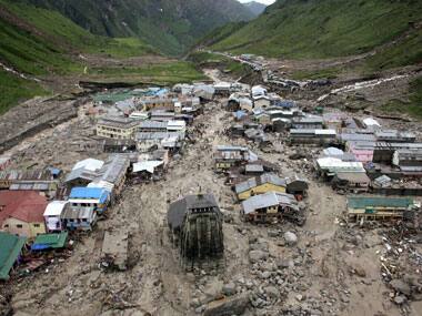The damage caused by floods. Agencies image