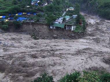 The Uttarakhand floods. AFP.