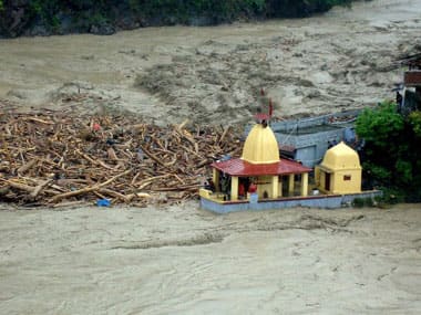 The Uttarakhand floods. AFP.