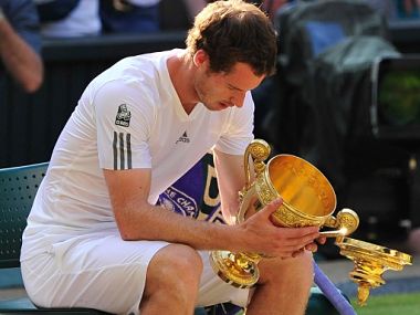 Andy Murray beat Novak Djokovic in the final of Wimbledon. AFP