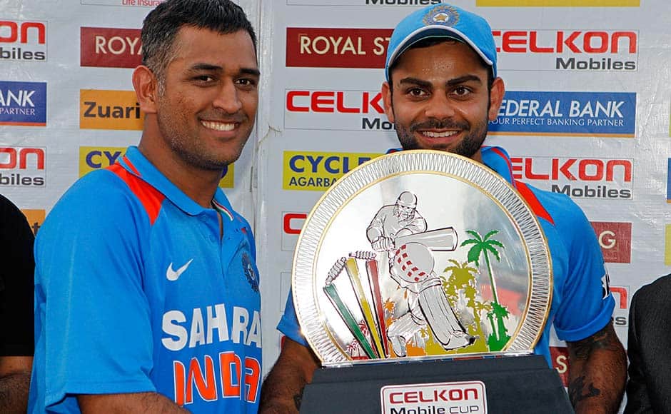 Photos: Dhoni stars in India's victory over Sri Lanka in Tri-Series final - Photos News , Firstpost