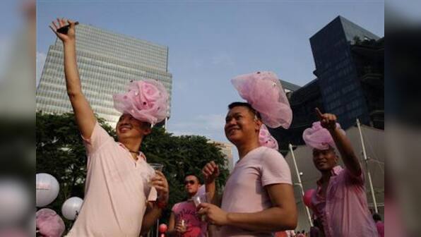 Singapore's &quot;Pink Dot&quot; rally shows growing pressure for gay rights