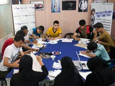 The group of 14 busy honing their skills. Naresh Sharma/ Firstpost