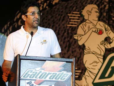 Wasim Akram wins Man of the Match Wasim Akram wins Man of the Match