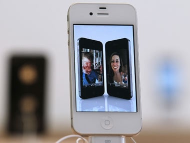 Apple iPhone 4S is seen in this file photo. Getty Image 