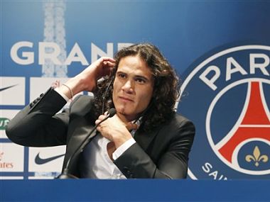 PSG sign Uruguay striker Cavani to five-year deal PSG sign Uruguay striker Cavani to five-year deal