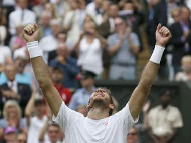 after lengthy treatment and a pain-killing pill the 24-year-old former U.S. Open champion returned to the court to produce one of the best displays of his career. Reuters
