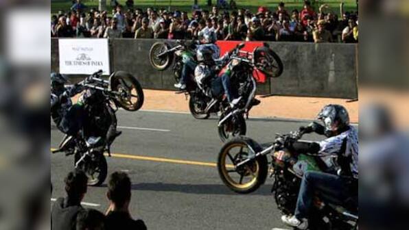 Delhi Police warns stunt bikers of action