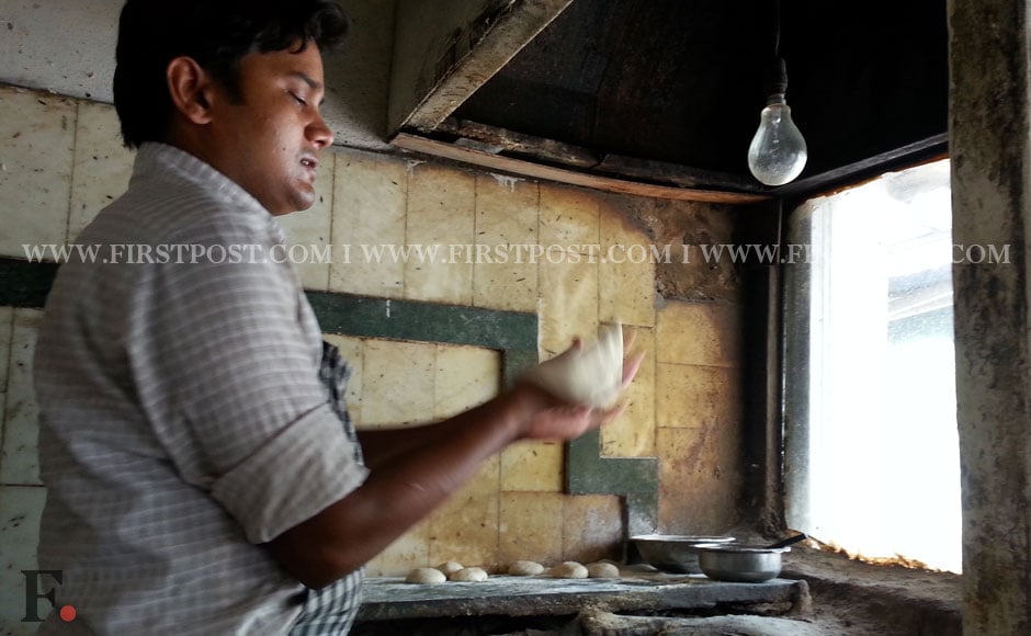 Punjab Restaurant, Aurobindo Marg, New Delhi: Free: A glass of water, Rs. 1: nothing, Rs. 5: 200ml bottled water, Rs. 12: Two plain tandoori rotis. Seen here, an employee of the restaurant makes tandoori rotis. Arlene Chang/Firstpost. Punjab Restaurant, Aurobindo Marg, New Delhi: Free: A glass of water, Rs. 1: nothing, Rs. 5: 200ml bottled water, Rs. 12: Two plain tandoori rotis. Seen here, an employee of the restaurant makes tandoori rotis. Arlene Chang/Firstpost.