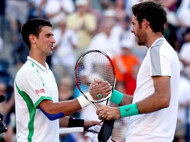 When Djokovic takes to Centre Court to play Argentine Del Potro, it will be his 13th successive semi-final at a major. Getty Images