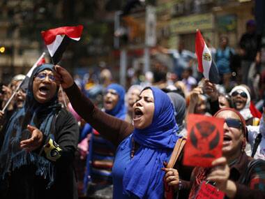 Protesters at Egypt's Tahrir Square. Reuters