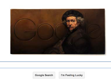 Google doodles some fine art to celebrate Rembrandt's birthday Google doodles some fine art to celebrate Rembrandt's birthday
