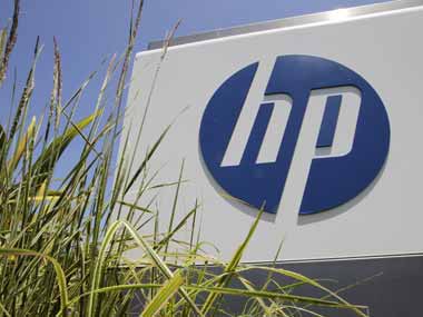 Hewlett Packard logo is seen in this file photo. AP 