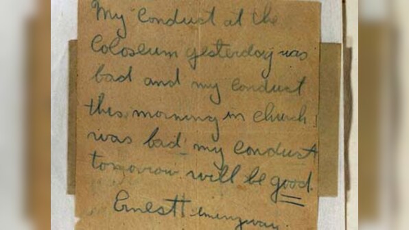 Family scrapbooks shed light on Hemingway's early life
