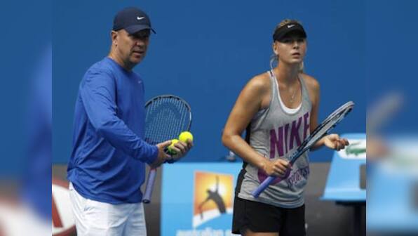 Sharapova splits from coach Hogstedt
