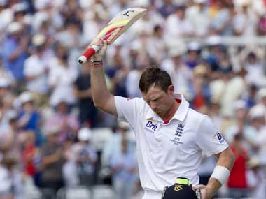 England posted 375 on day four after Ian Bell hit 109 and Stuart Broad 65. AP