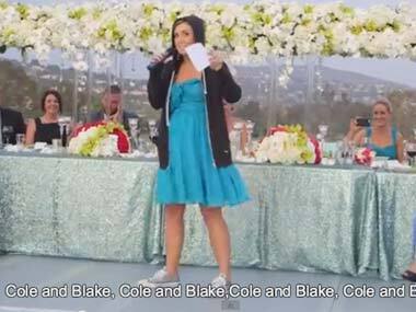Viral video: Bridesmaid becomes YouTube sensation after rapping toast Eminem style