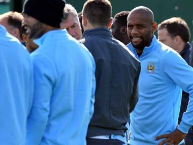 Maicon only made 11 appearances for Manchester City. AFP