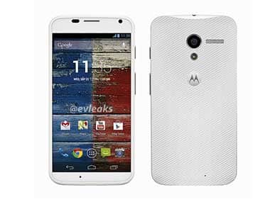 Moto X smartphone. Image via evleaks from Twitter. 