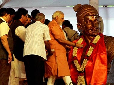 Gujarat Chief Minister Narendra Modi at a function at Fergusson College in Pune. PTI
