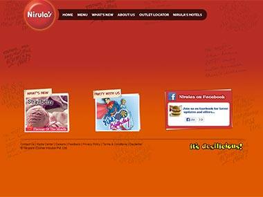Screengrab from Nirulas website. 