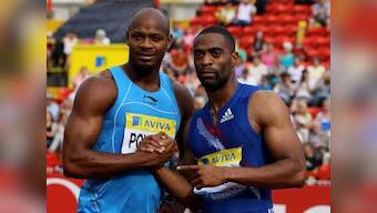 Sprinters Tyson Gay, Asafa Powell fail tests as doping scandal hits athletics