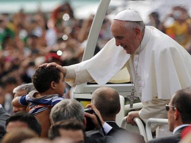 The Pope was candid during the interview. AP