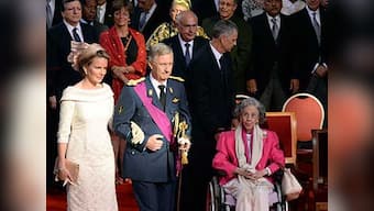 Prince Philippe sworn in as king of Belgium after father's abdication 