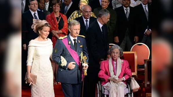 Prince Philippe sworn in as king of Belgium after father's abdication 