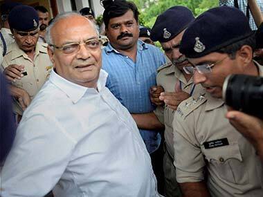 Raghavji after his arrest. PTI 