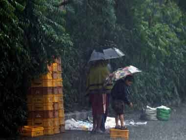 Heavy rains lash Uttar Pradesh. AFP