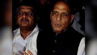 Rajnath's anti-English remark: What language will he speak in US, asks Cong